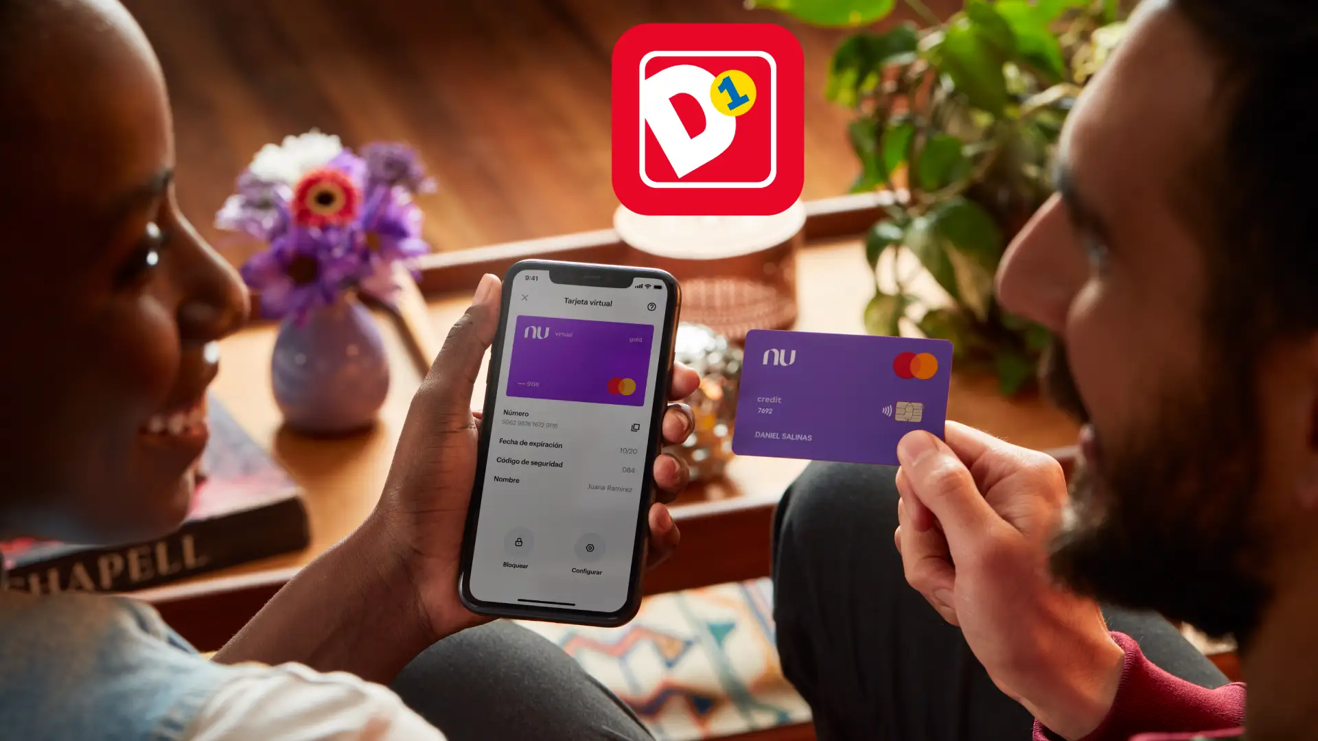 NU Bank Colombia tiendas d1