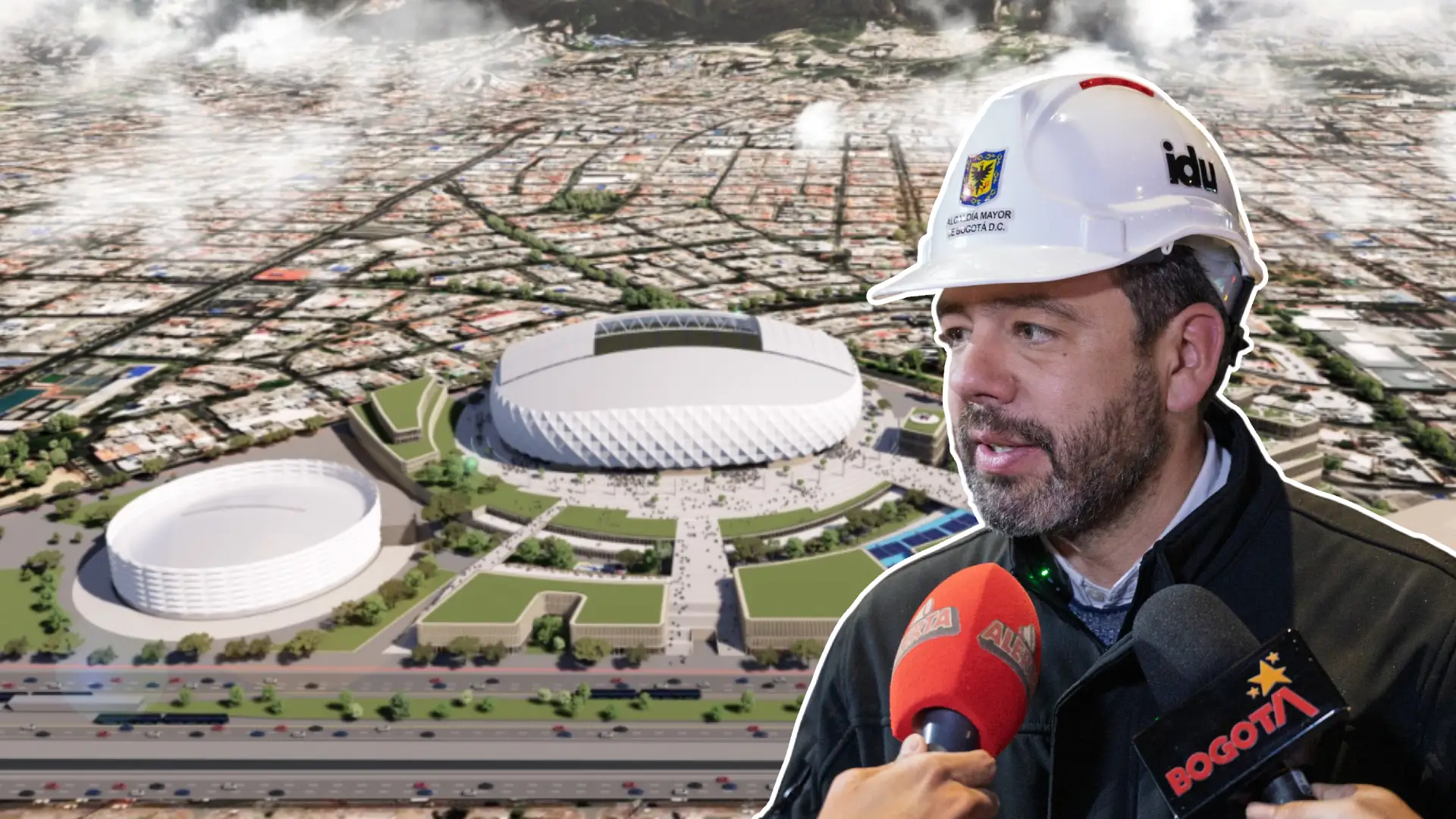 Alcalde Galán estadio Bogotá