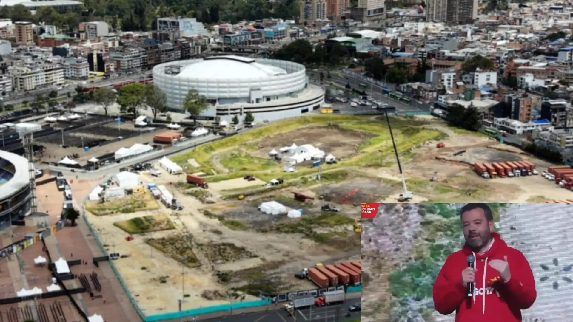 Galán confirma que el estadio tendrá como prioridad al fútbol.