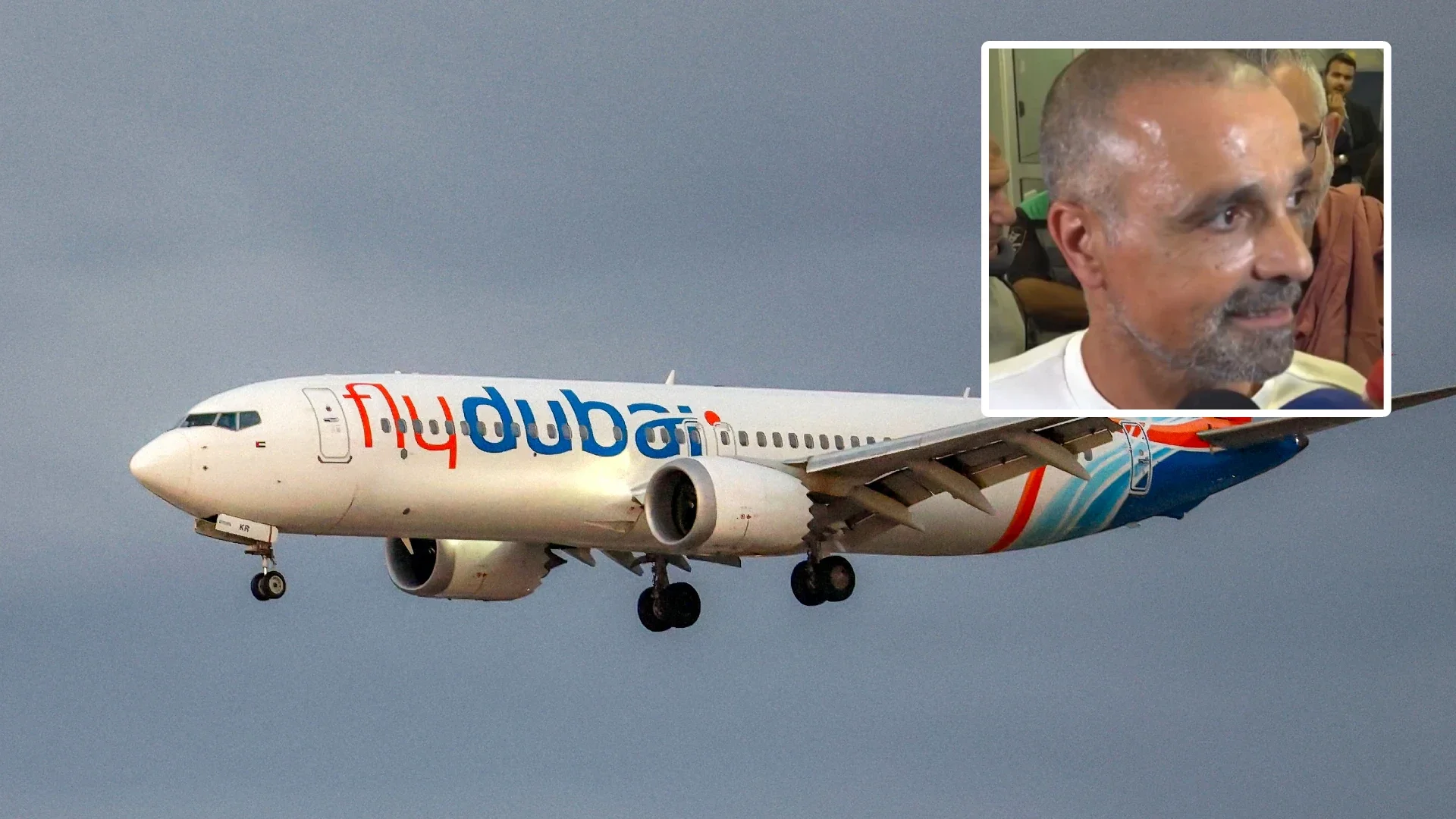 Habló hombre que impidió una tragedia en el vuelo Dubái - Tel Aviv.