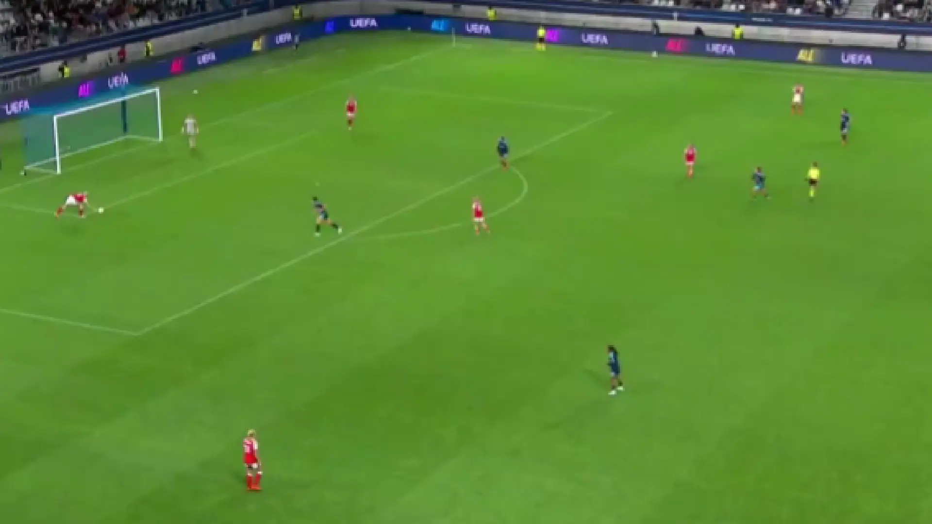 Insólito error en la Champions League Femenina.