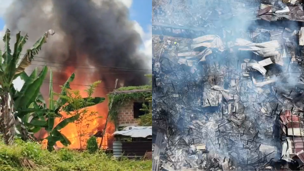 Devastador incendio en Quibdó deja a varias familias sin hogar: es el segundo en tres meses Devastador incendio en Quibdó deja a varias familias sin hogar: es el segundo en tres meses