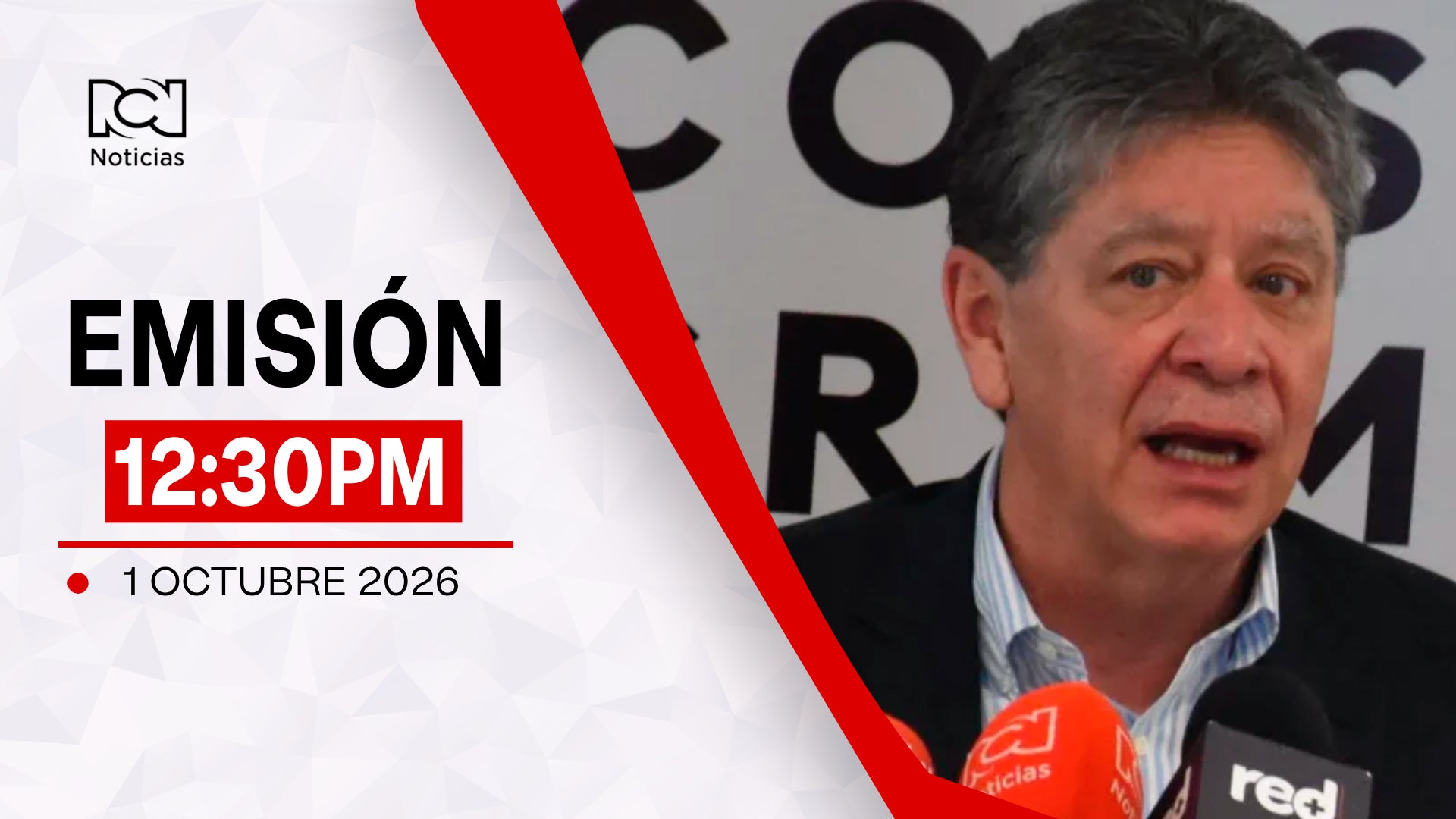 Emisión Noticias RCN12:30 p.m. / jueves 1 de octubre de 2026
