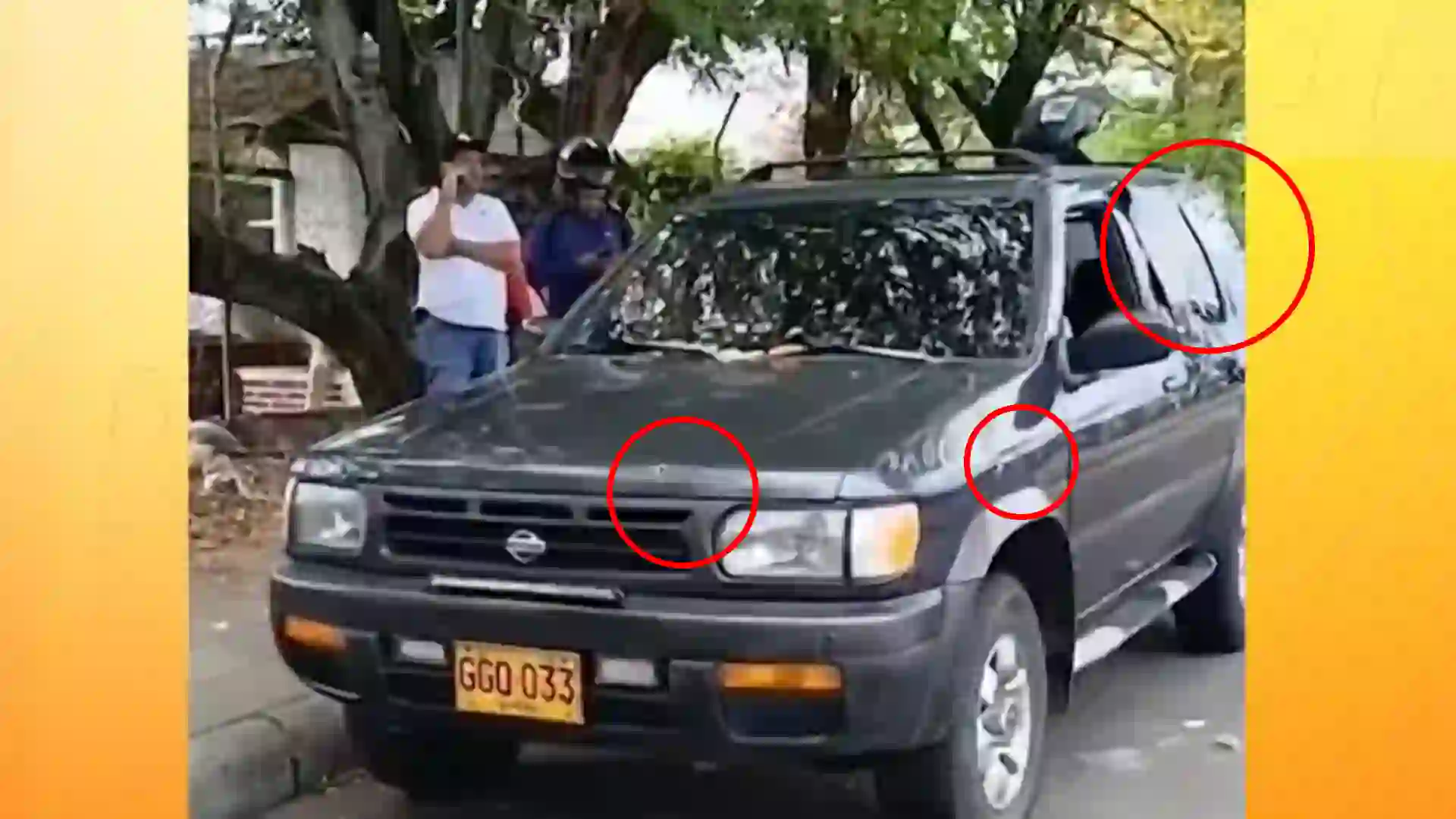 Mujer fue asesinada dentro de su camioneta al quedar en medio de una balacera entre delincuentes