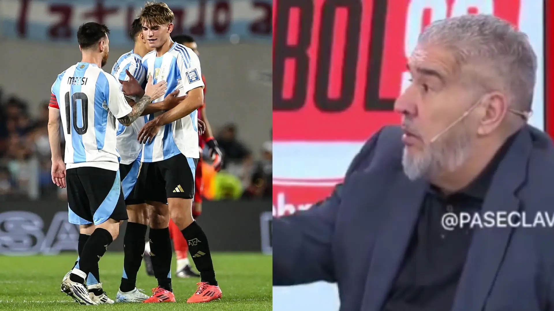 Nico Paz sería el número 10 de la Selección Argentina.