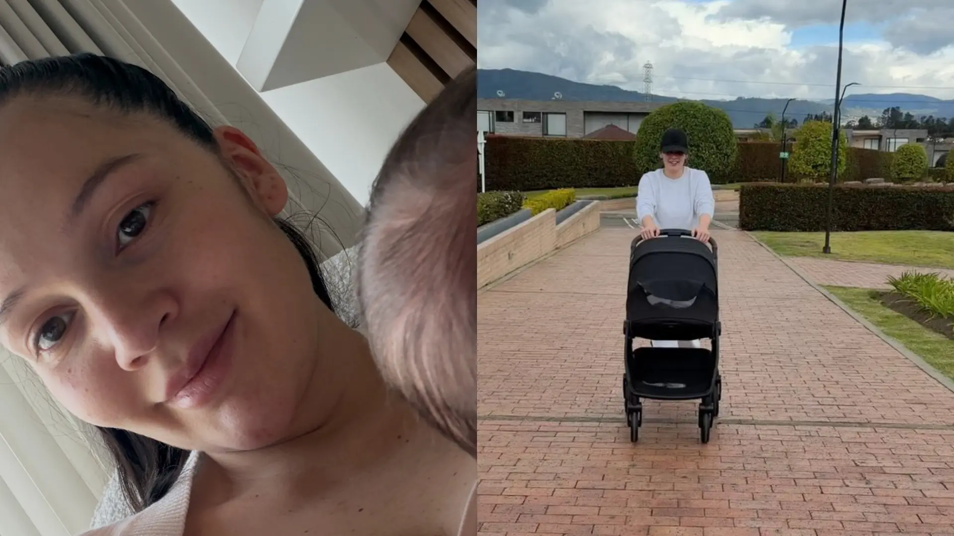 Lina Tejeiro habla sobre sus primeros días como mamá.