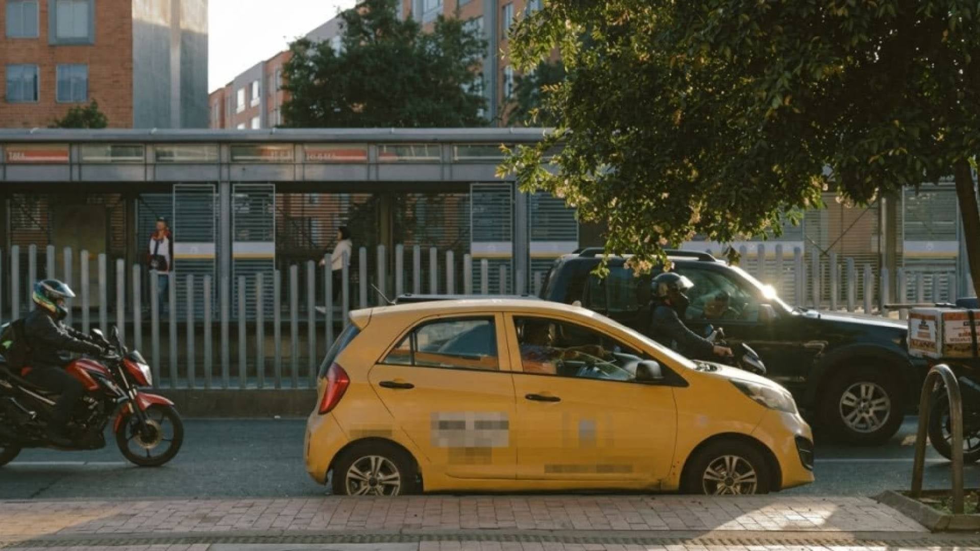 Codigo QR en taxis