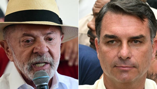 Flávio Bolsonaro y Luiz Inácio Lula van a segunda vuelta por la Presidencia de Brasil