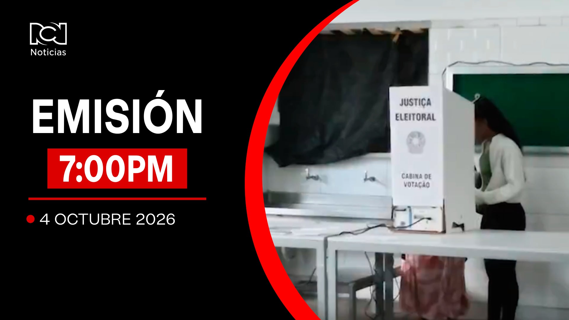 Emisión Noticias RCN 7:00 p.m. / domingo 4 de octubre de 2026