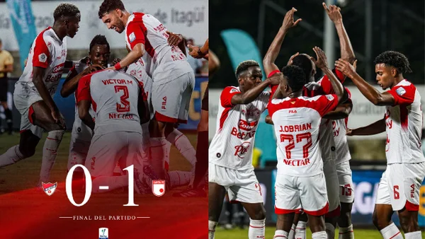 Triunfazo de Santa Fe en Itagüí: los 'cardenales' vencieron 1-0 a Independiente Medellín por la fecha 13 de la Liga Betplay-II