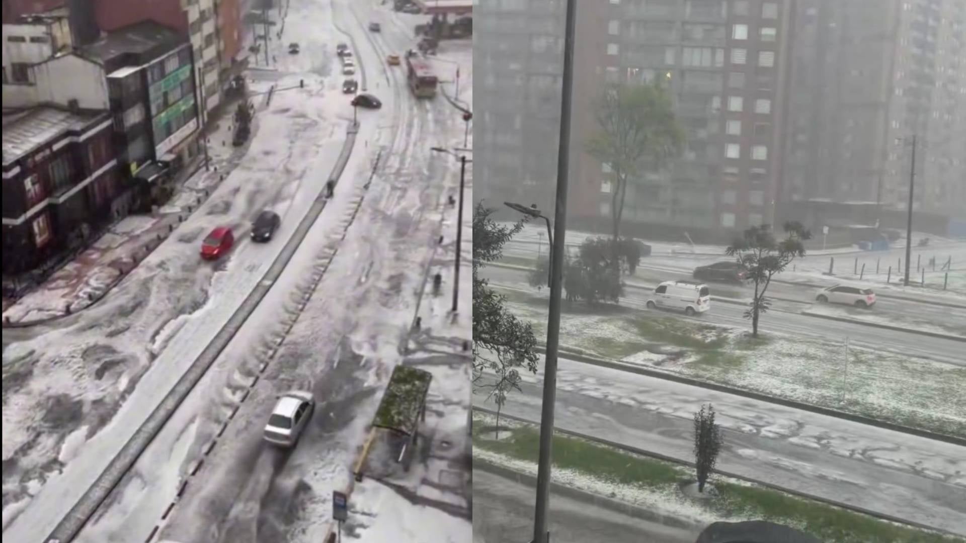 Volverá a granizar en Bogotá
