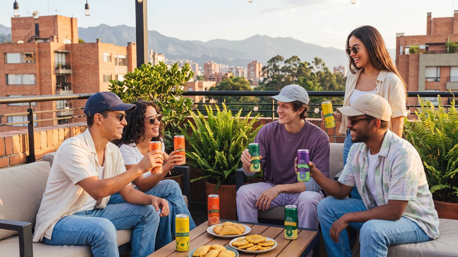 IA - amigos terraza