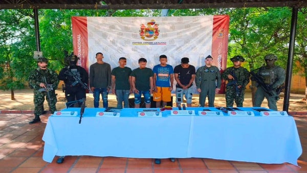 Seis presuntos disidentes de las Farc fueron capturados en zona rural de Tibú