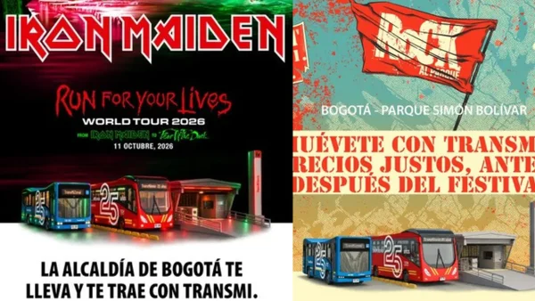 Rutas especiales y servicios zonales disponibles para concierto de Iron Maiden y Rock al Parque en Bogotá: esto informó TransMilenio Rutas especiales y servicios zonales disponibles para concierto de Iron Maiden y Rock al Parque en Bogotá: esto informó TransMilenio