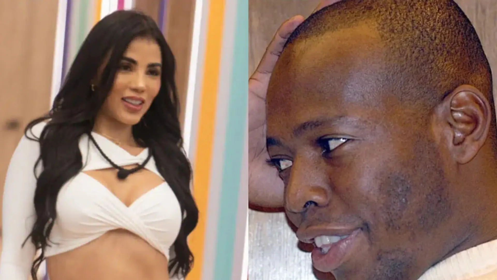 Karina García y el Tino Asprilla