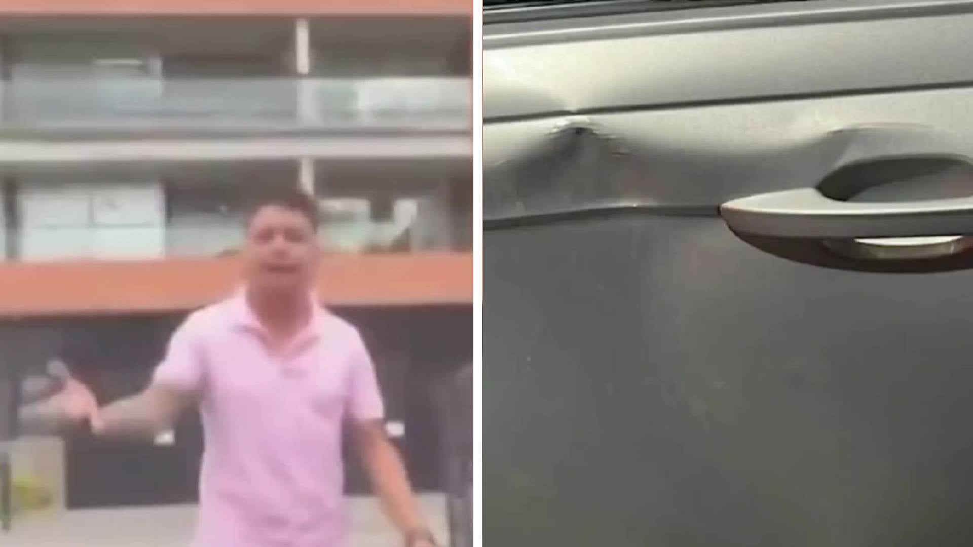 Imprudencia en calle de Bogotá