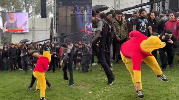 Winnie Pooh se tomó Rock al Parque 2026: así hizo parte de uno de los tradicionales pogos Winnie Pooh se tomó Rock al Parque 2026: así hizo parte de uno de los tradicionales pogos