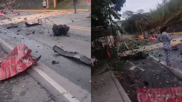 Carro bomba destruyó peaje de El Bordo, en Cauca: reportan tres civiles heridos y daños en viviendas
