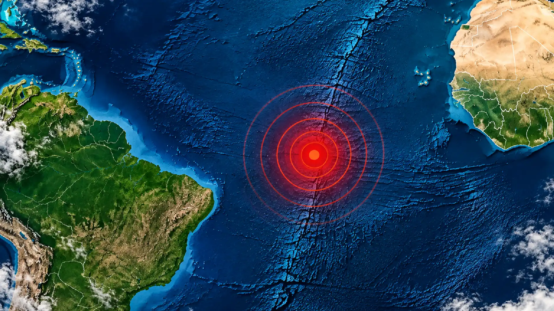 Fuerte terremoto de magnitud 6,9 sacudió el océano Atlántico este 13 de octubre