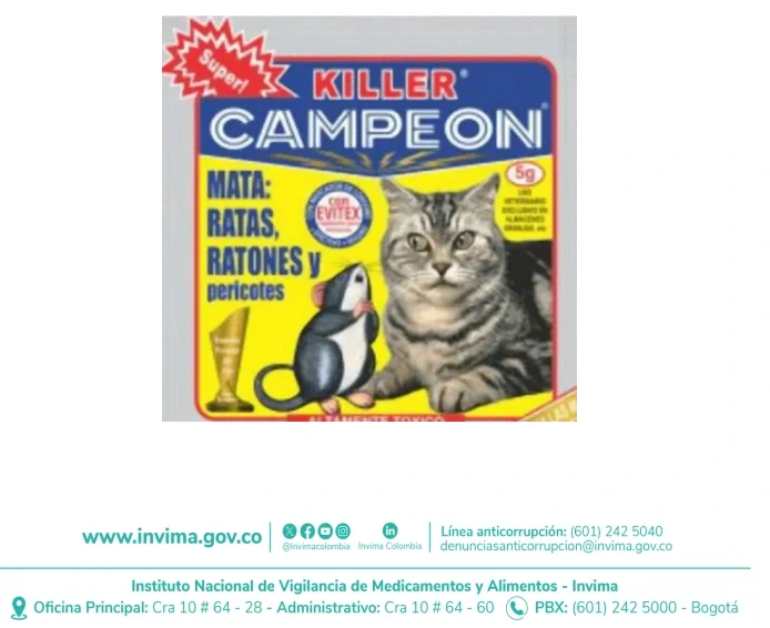 killer campeón invima