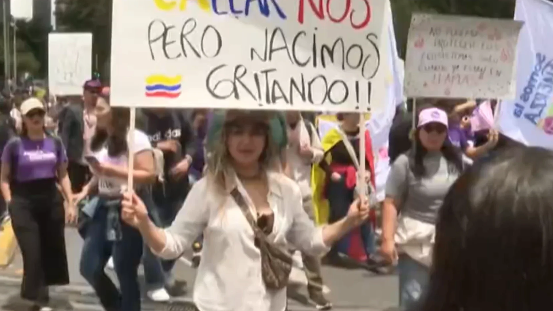 Protestas en Colombia.