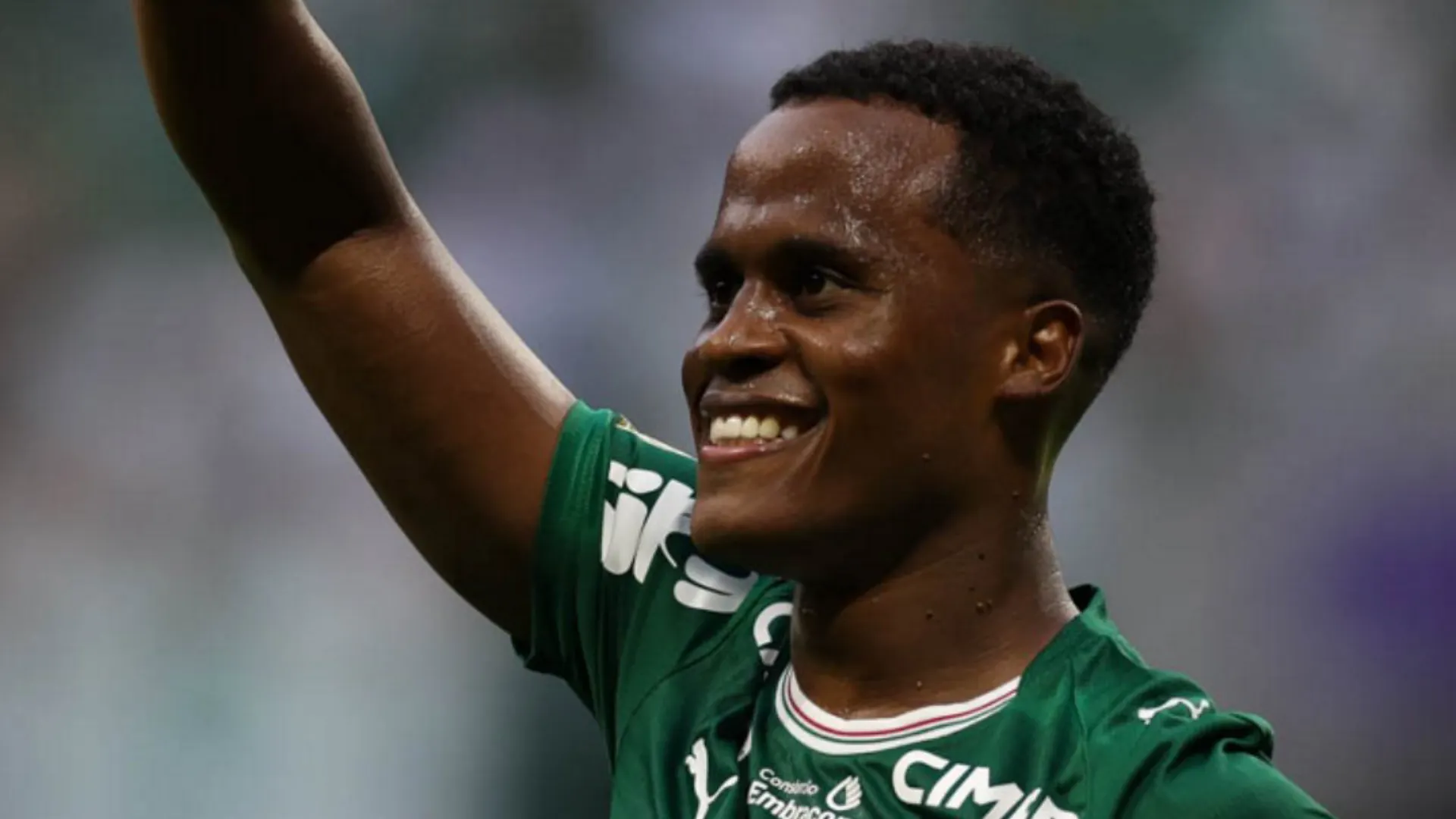 Jhon Arias con Palmeiras