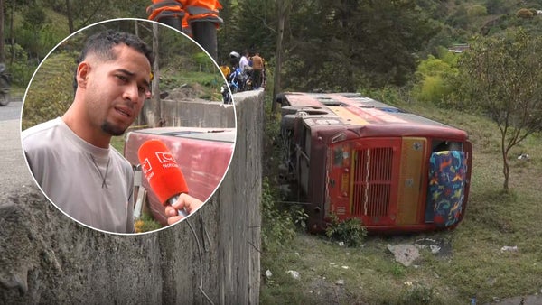 “Esto está botado, la gente sufre”: desgarrador relato del ayudante del bus accidentado en vía Panamericana