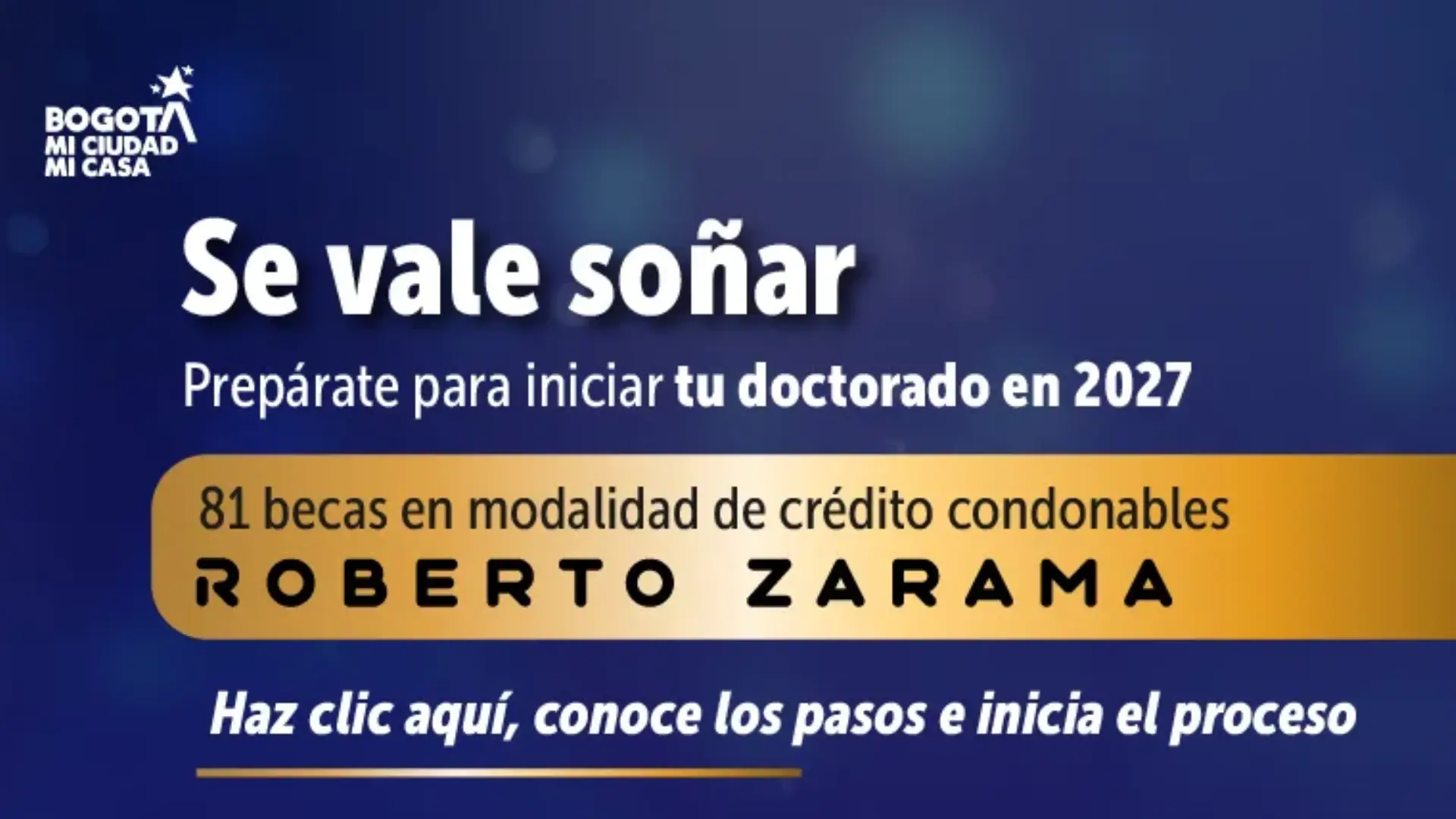 Becas para doctorados en 2027.