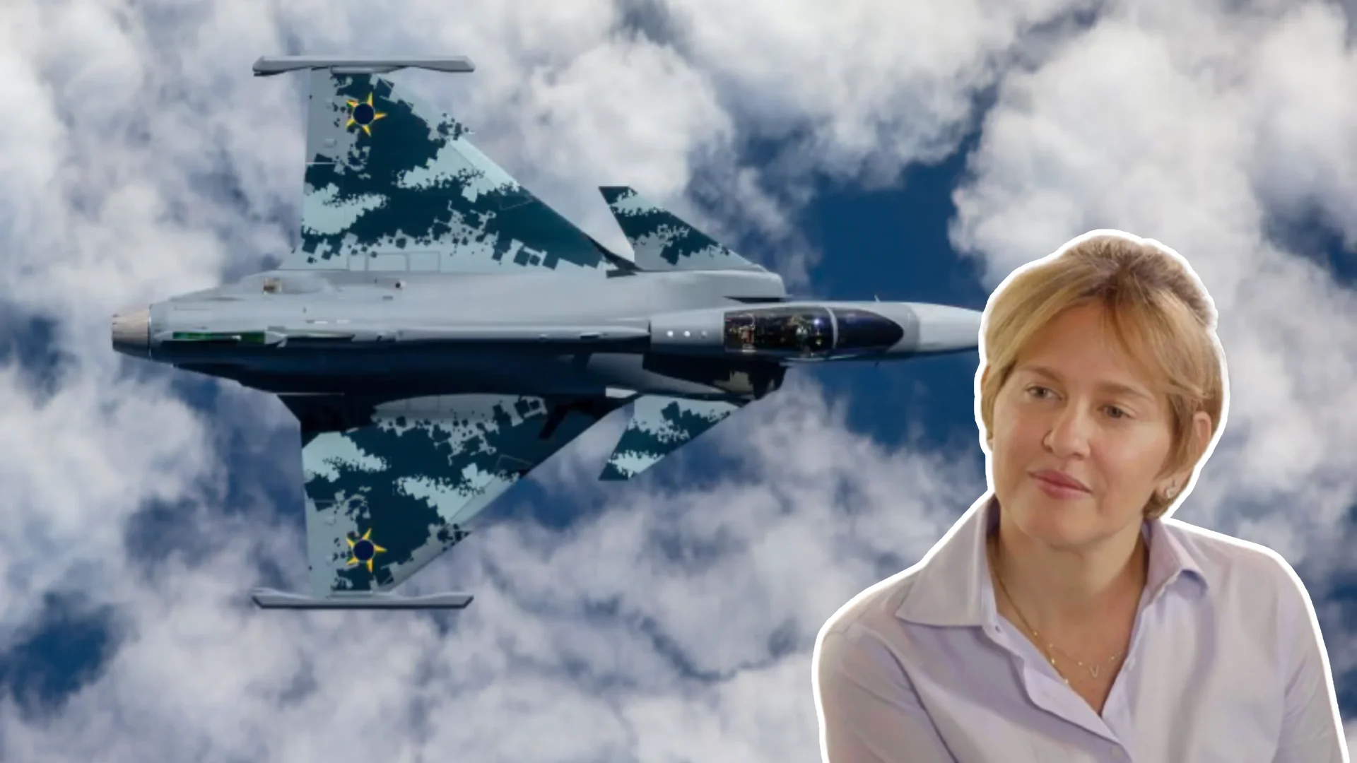 Verónica Alcocer y los aviones Gripen.