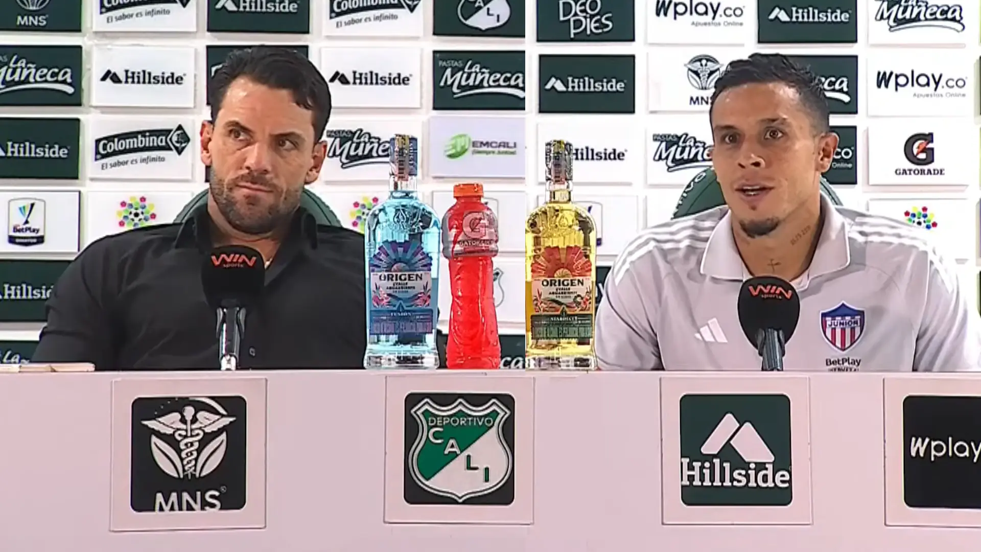 Junior Deportivo Cali rueda de prensa