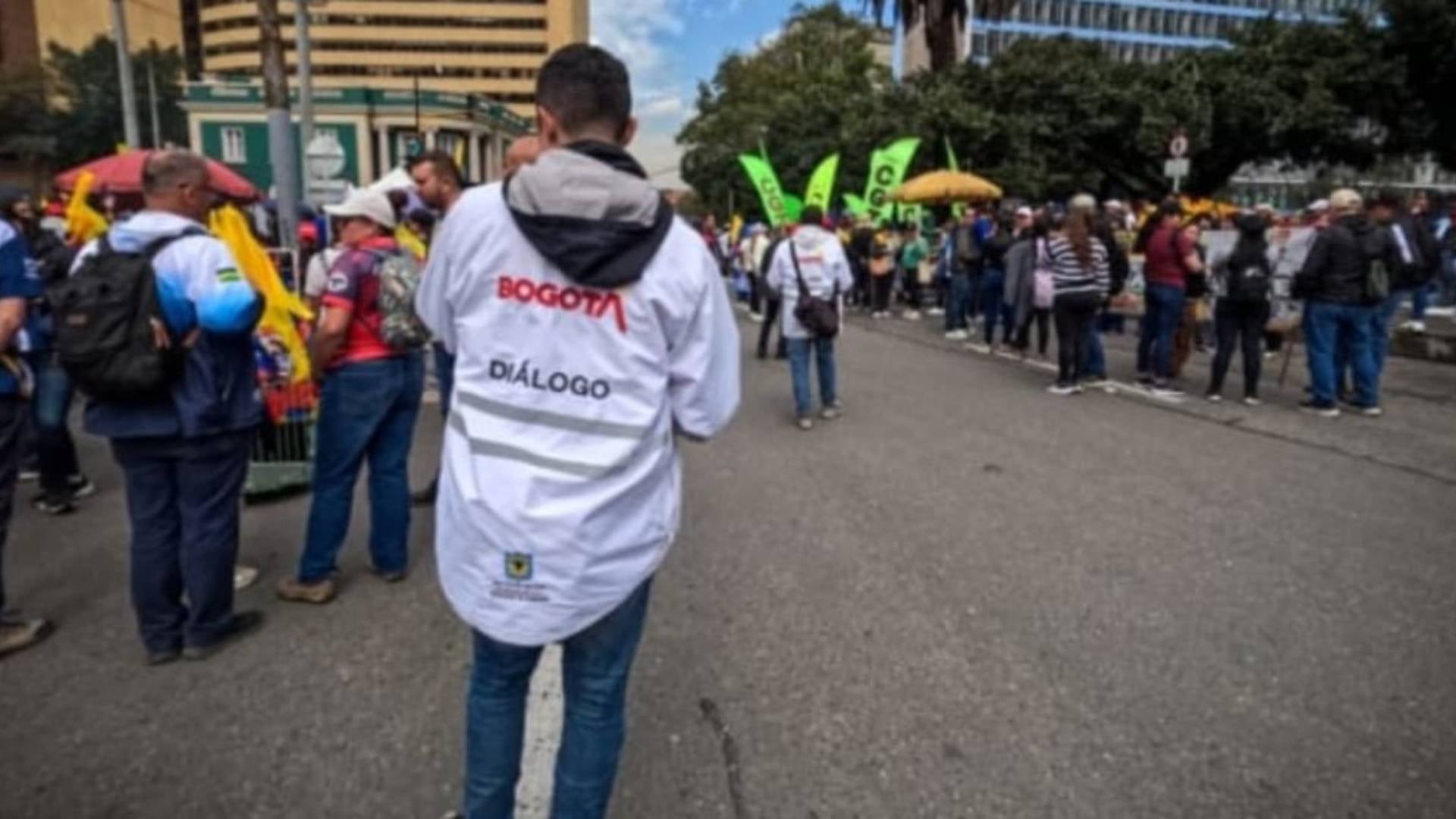 Marchas y manifestaciones en Bogotá