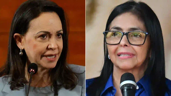 ¿María Corina Machado y Delcy Rodríguez podrían enfrentarse en elecciones? Esto respondió Trump ¿María Corina Machado y Delcy Rodríguez podrían enfrentarse en elecciones? Esto respondió Trump