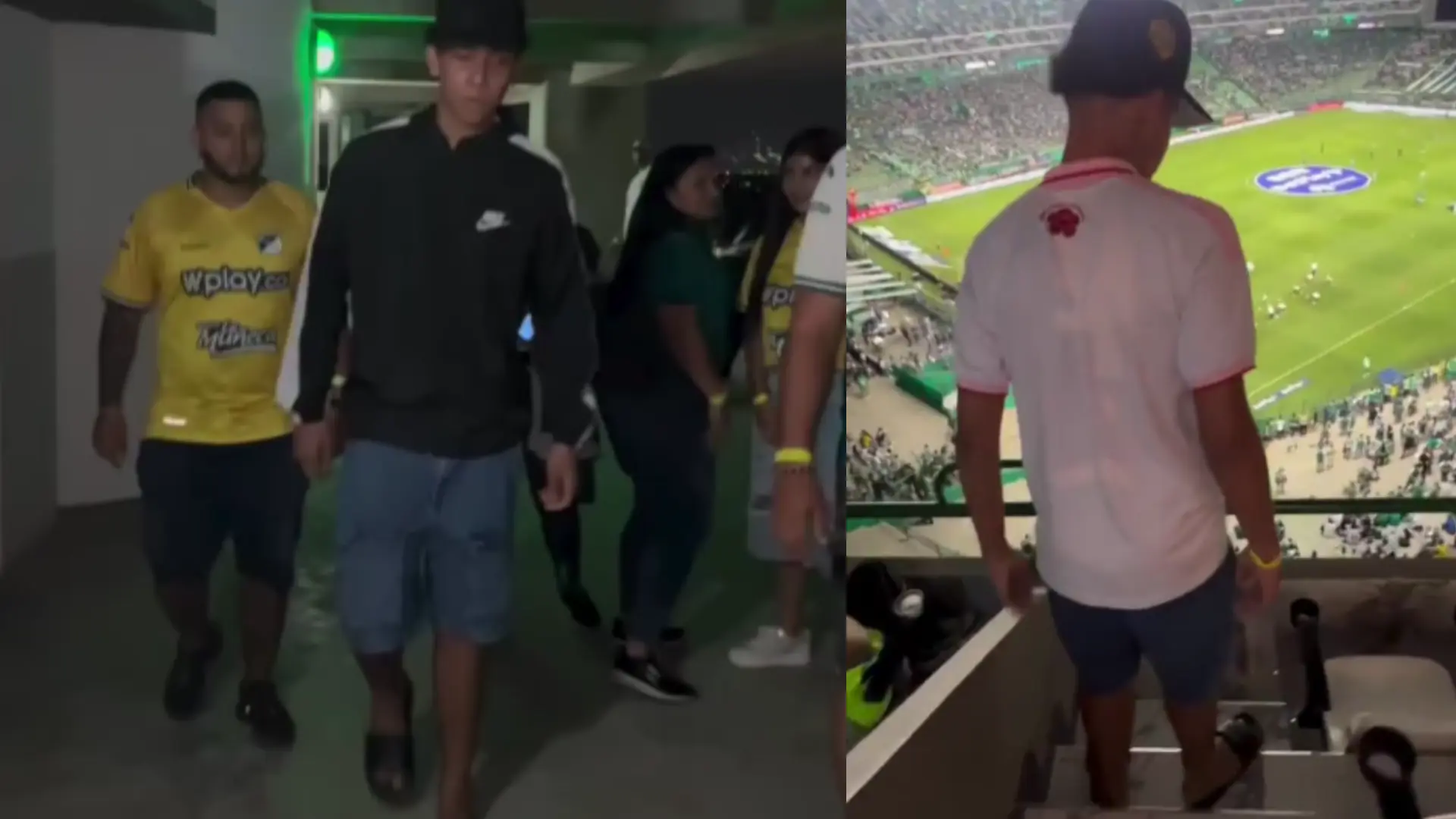 Invitado de honor: hincha expulsado por ir en chanclas al estadio estuvo en un palco del 'Palmaseca'