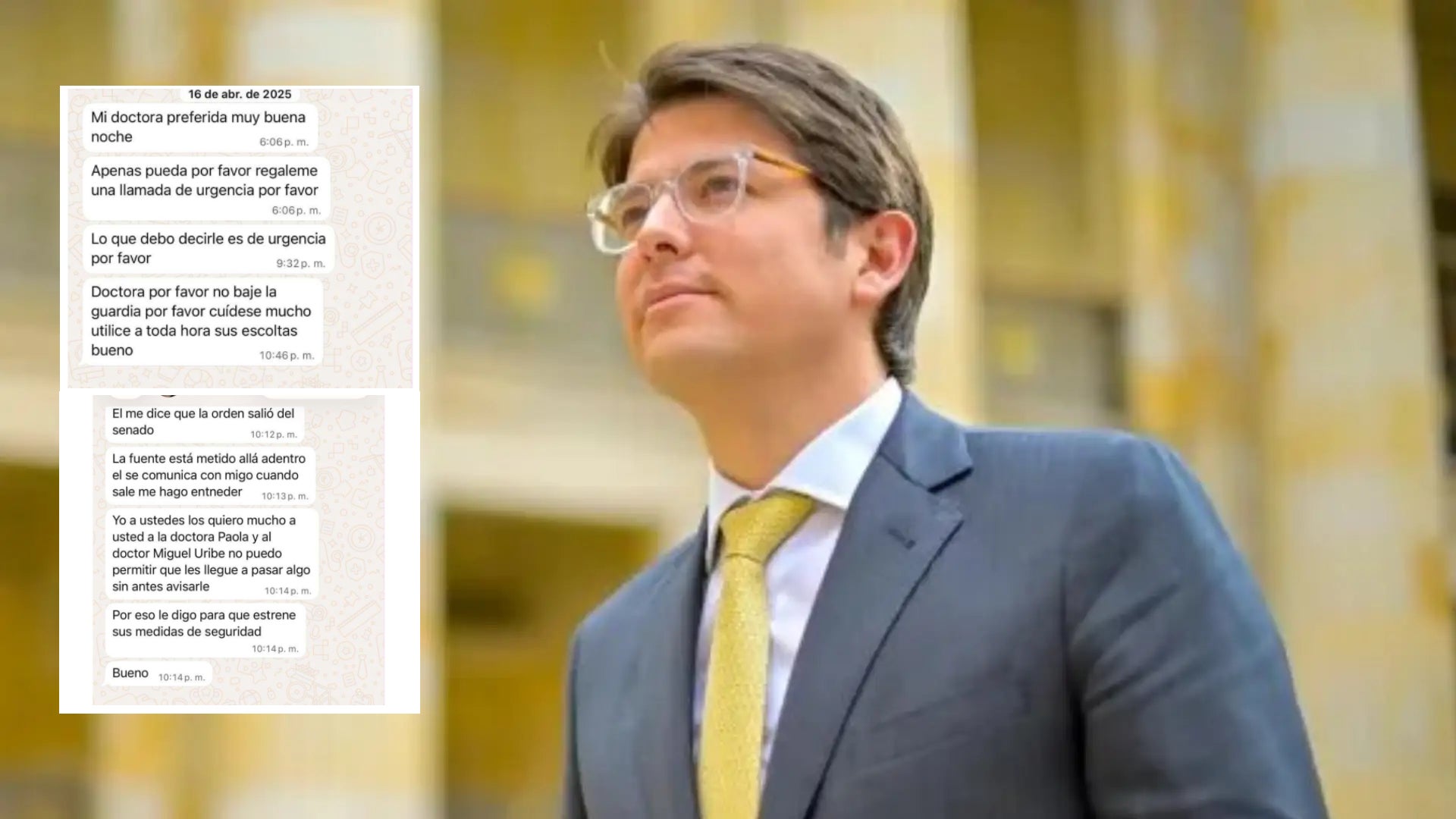 Los chats que alertaban sobre un plan criminal para atentar contra Miguel Uribe Turbay