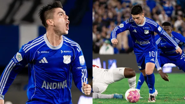 Daniel Ruiz marcó un golazo con Millonarios, pero Once Caldas le dañó la fiesta