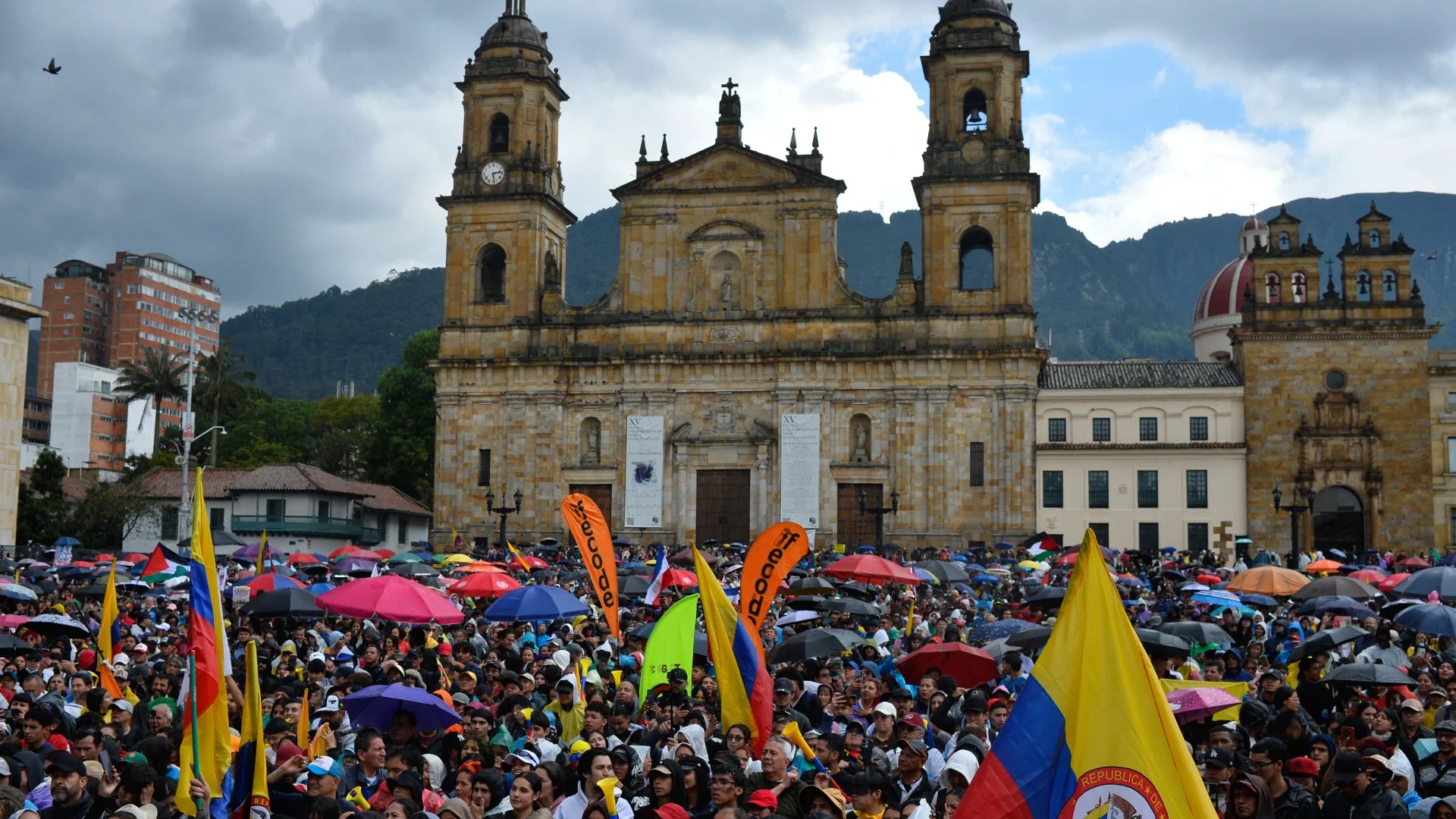 Protestas contra el gobierno.