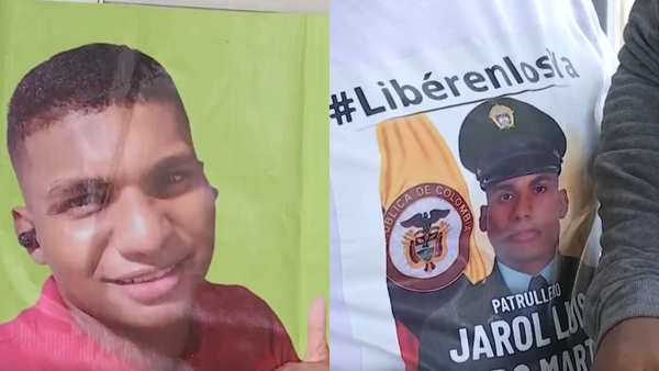Patrullero secuestrado por las disidencias podría perderse el primer cumpleaños de su hija