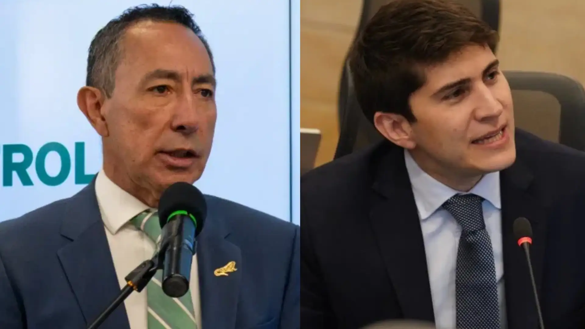 Ricardo Roa y Wadith Manzur.