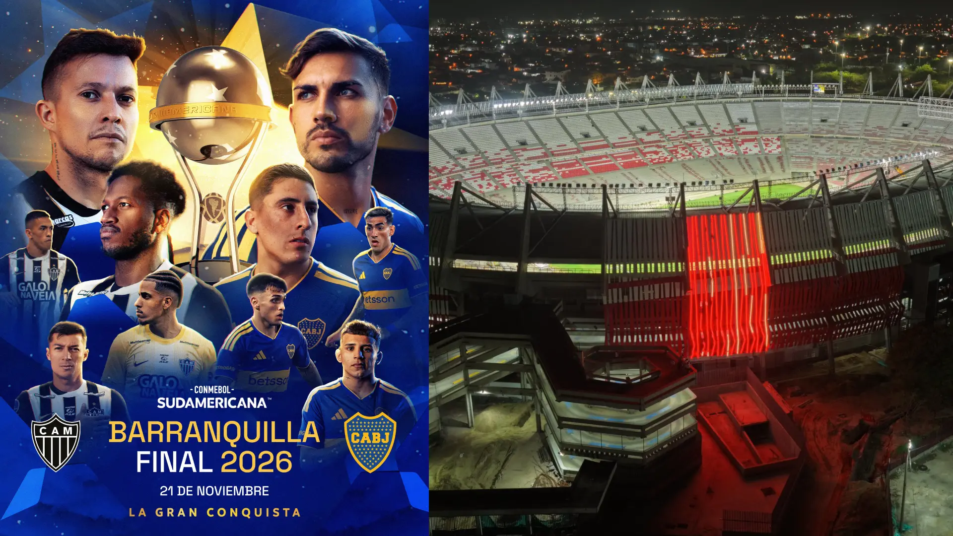 Oficial: la final de la Copa Sudamericana en Barranquilla es declarada de interés nacional