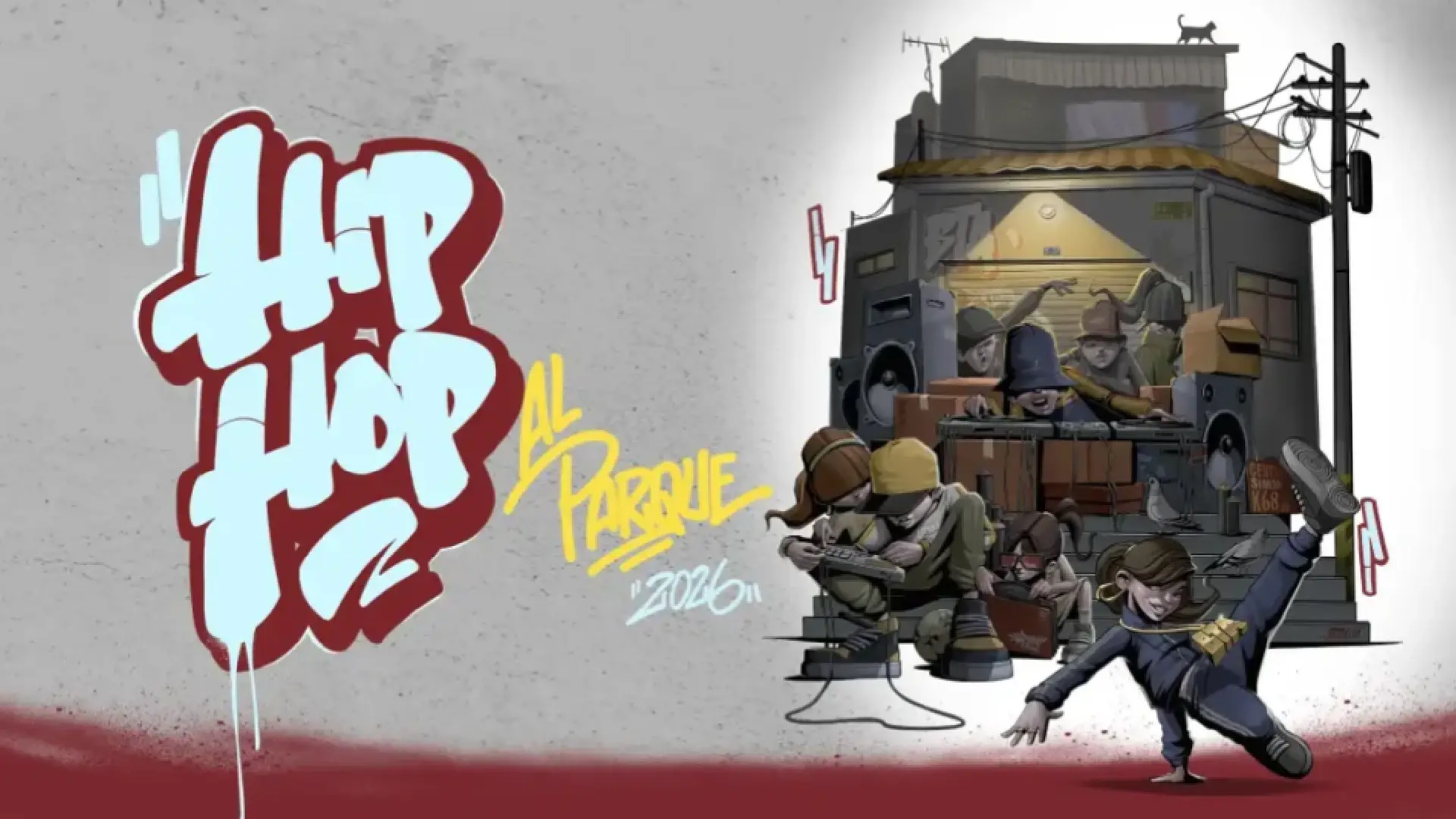 Oficial: programación y horarios de Hip Hop al Parque 2026
