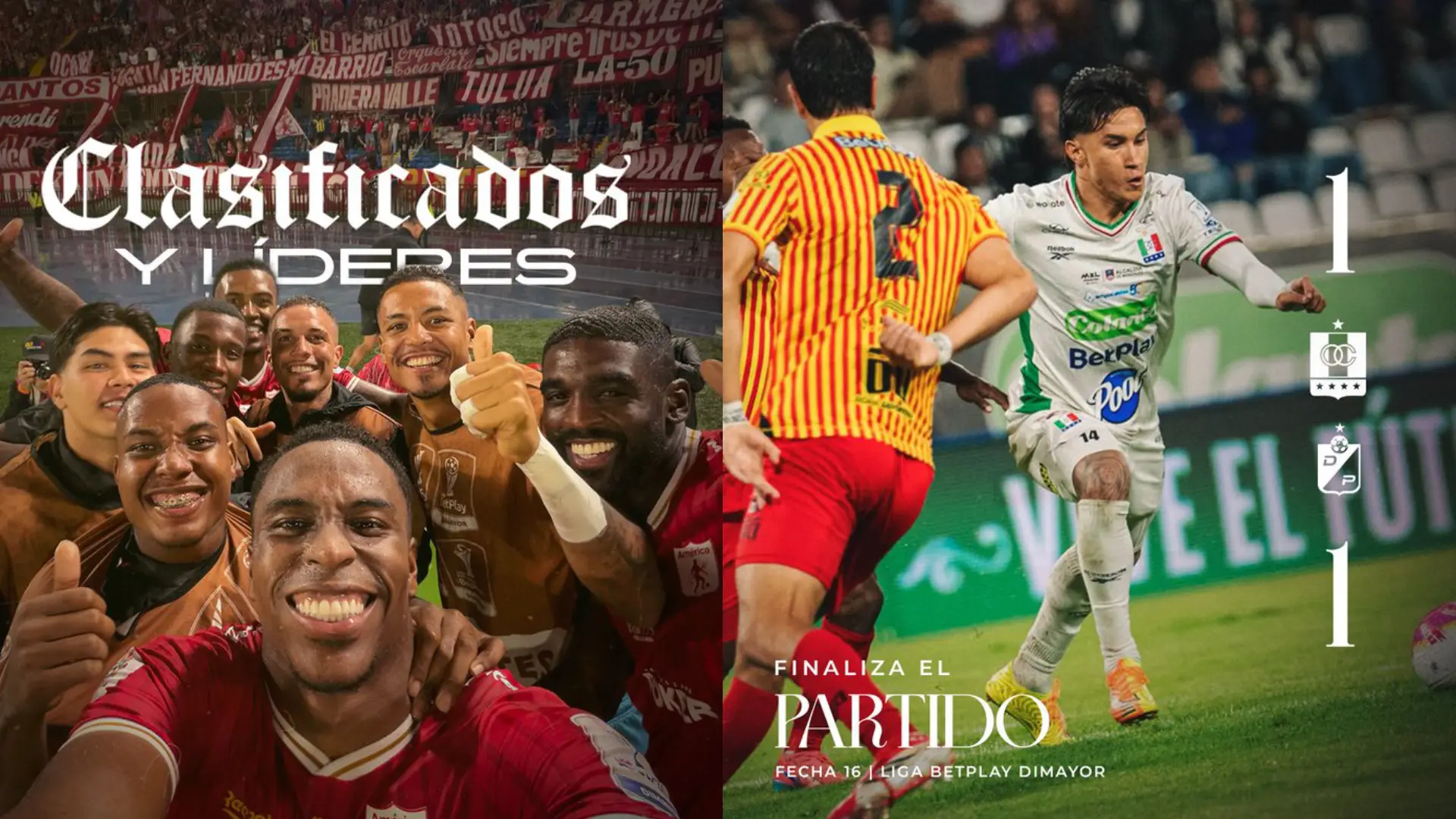 América ganó, Once Caldas empató en el clásico y varios equipos se ilusionan: así quedó la tabla