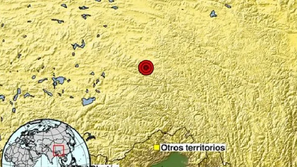 Fuerte temblor sacudió China este 25 de octubre: magnitud y epicentro del sismo