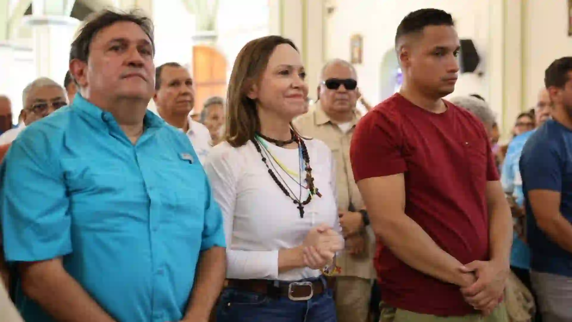 Primeras imágenes de María Corina Machado en Venezuela, tras 10 meses en el exilio
