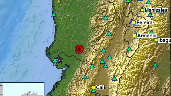 Temblor en Colombia superó la magnitud 4: este fue el epicentro del sismo