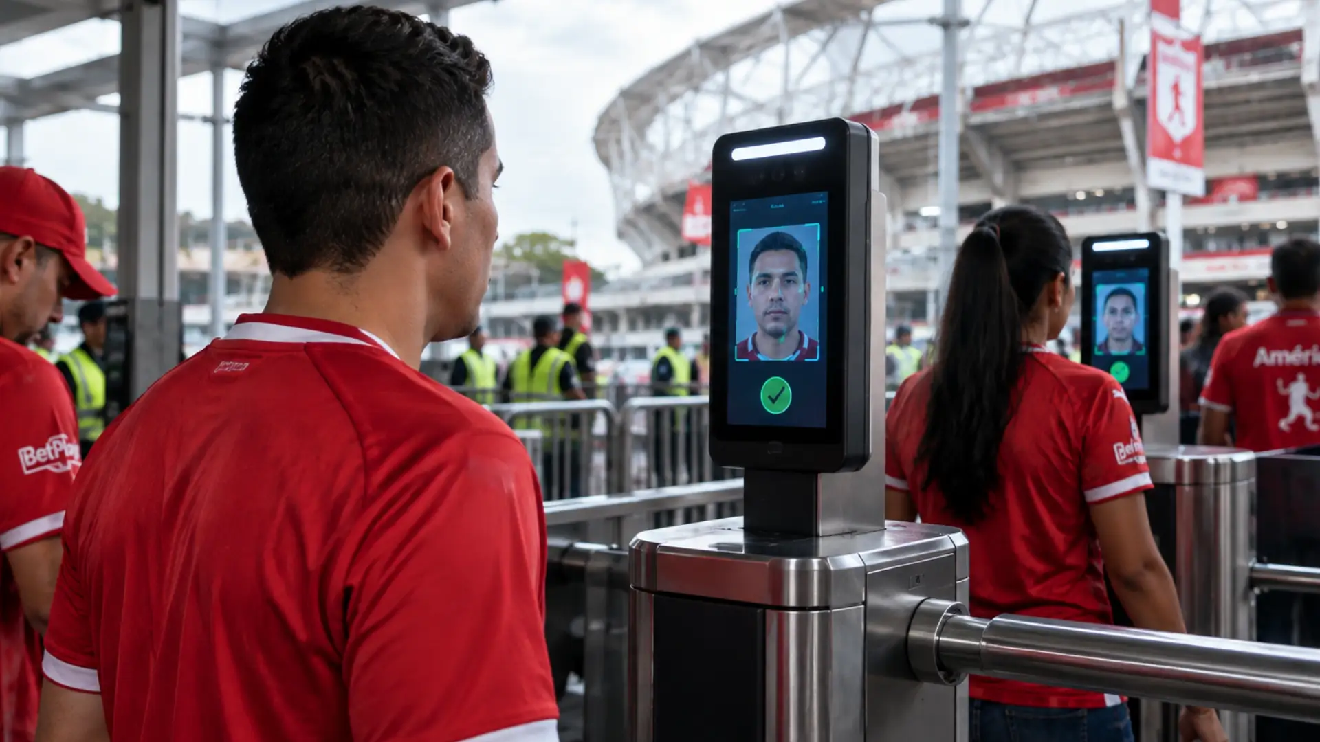 América de Cali biométrico en el Estadio