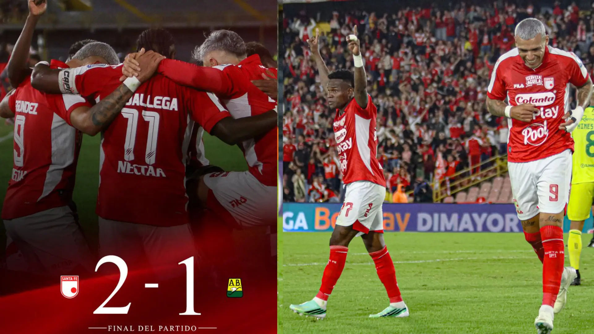 Santa Fe ganó al último minuto y puso un pie en cuadrangulares: así quedó la tabla de posiciones