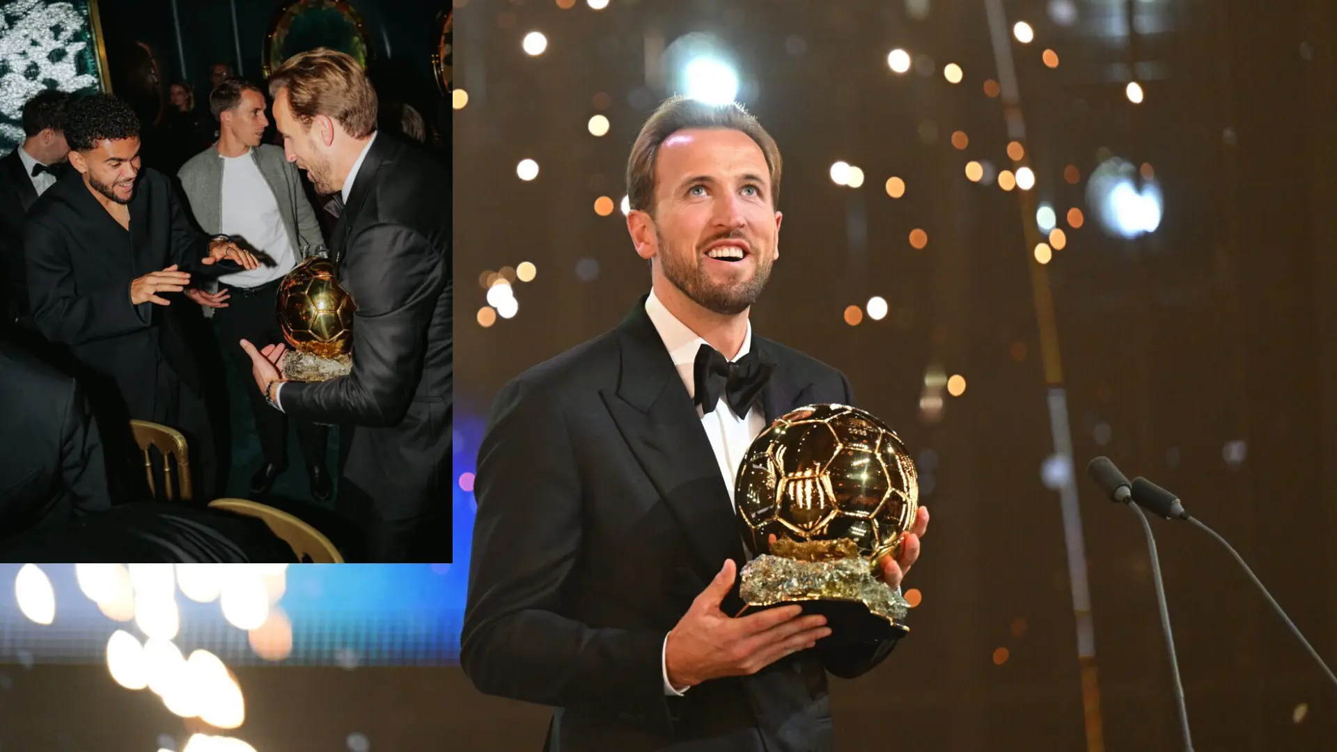 Video | Harry Kane le gradeció a 'Lucho Díaz' después de ganar el Balón de Oro