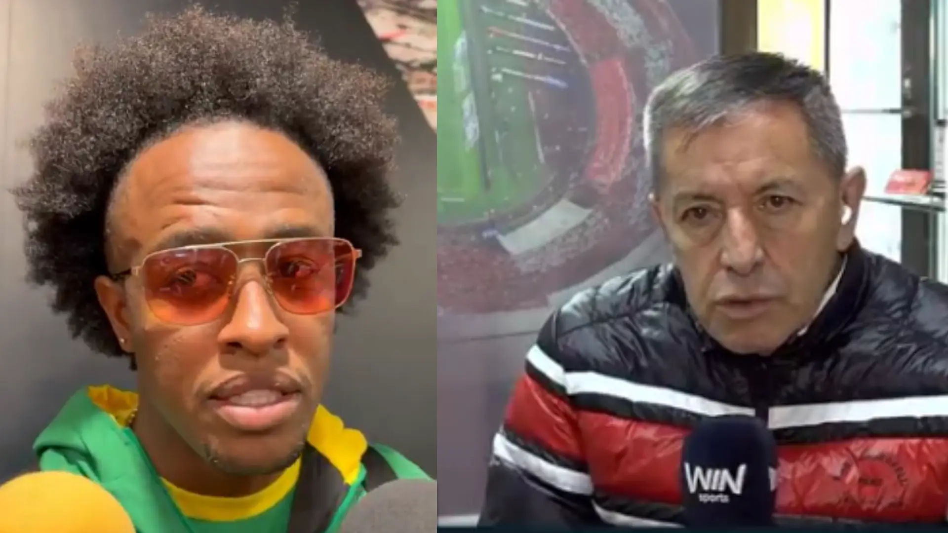 ¿Jugador del Bucaramanga le lanzó una botella al presidente de Santa Fe? Esto respondió
