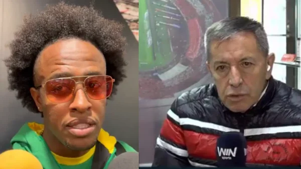 ¿Jugador del Bucaramanga le lanzó una botella al presidente de Santa Fe? Esto respondió
