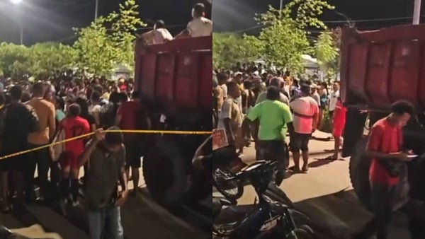 Dos hermanas murieron tras caer de una moto y ser arrolladas por una volqueta en Magdalena